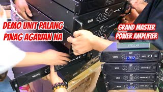 DEMO UNIT PALANG PINAG AGAWAN NA ANG BAGONG UPGRADED GRAND MASTER POWER AMPLIFIER,@EDLIM ELECTRONICS