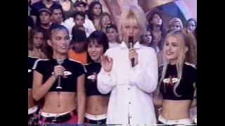 Paquitas New Generation cantando "Mar de Rosas" - Planeta Xuxa 14/03/1998