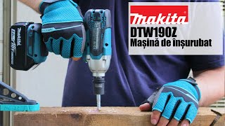 Makita DTW190Z - Mașină de înșurubat cu impact 18 V, 190 Nm, M8-M16 - Hai să o vezi la treabă! 💪