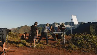 BTS of the making of He Hoʻoheno no ʻEʻeka with Kealiʻi Reichel and Cody Pueo Pata