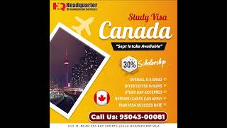 Study in Canada| Sept Intake Available | 95043-00081 | STUDY VISA EXPERT