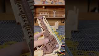 Science fiction wooden rubber band gun