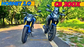 Honda CB200X vs Hornet 2.0 Comparison | Detailed Walkaround Review | Moto preach