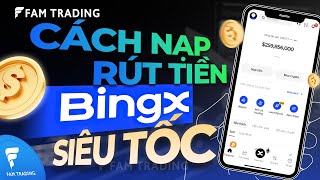 Cách nạp tiền vào BingX & rút tiền từ BingX về ngân hàng trên điện thoại 2024