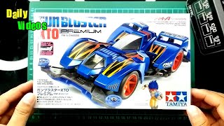 Mini 4WD | Tamiya | ASMR Unboxing Dan Rakit Gun Bluster XTO