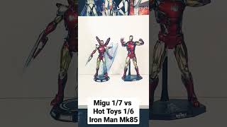 Migu 1/7 vs Hot Toys 1/6 Iron Man mk85 figures