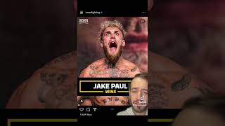 Jake Paul calls out “BIT*H” Nate Diaz and Canelo Alvarez after beating Anderson Silva #jakepaul #mma