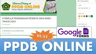 BUAT PPDB ONLINE PAKAI INI, GAMPANG!!!