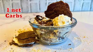 Quick Peanut Butter Ice Cream | 1g net carb