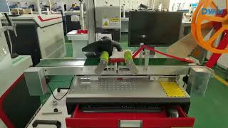 How to install and use co2 laser marking machine with Automatic feeding