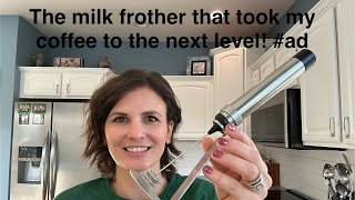 Kaffe milk frother review #ad