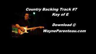 Country Backing Track #7 Key of E