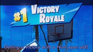 Getting a Victory Royal with a 9 year old!