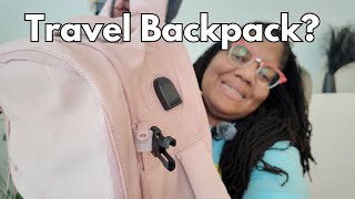 Look at all the pockets! Travel Backpack Review