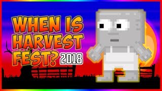 WHEN IS HARVEST FEST + PROOF! | Growtopia (Read Pinned Comment)