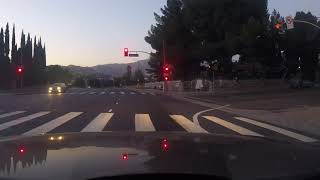 Driving Balboa thru the Canyon home at dusk