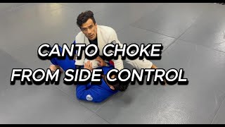 Canto Choke From Knee on Belly | Cobrinha BJJ