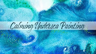 Paint an Abstract Undersea Scene in Watercolour and Pencil