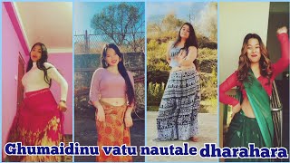 Raja ko darbar kasto hola sali || Ghumaidinu Vatu Nautale Dharahara| New trending TikTok Part-2