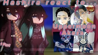 —{Hashira react to Upper Moon 1/3}—{Akaza}—{English\/Russia}—