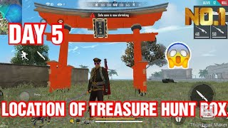 DAY 5 LOCATION OF TREASURE HUNT BOX || FABLED FOX ELITEPASS || BOSS PC GAMING224