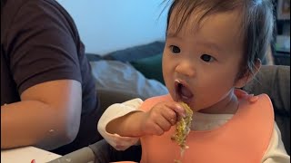 ADOBO RICE not from JOLLIBEE | BABY-LED-WEANING | BABY HAPPY EATING #pinoyyoutuber #filipinobaby