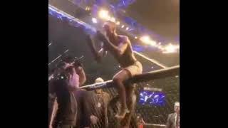 Israel Adesanya Flips Off Paulo Costa After His Fight