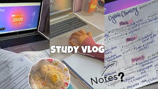 Productive study vlog🇵🇰| How I make notes of chemistry? | Aesthetic vlog