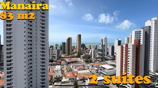 Apartamento com 2 Suítes no bairro Manaíra em João Pessoa/PB R$760 mil