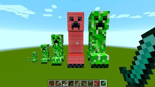 giant TNT mobs evolution in Minecraft