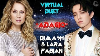 Dimash & Lara Fabian Virtual Duet «ADAGIO»EN/KZ/RU ❤ Димаш и Лара Фабиан Виртаульный дуэт «АДАЖИО»