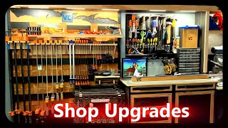 CLAMP STORAGE | Easy french cleat wall + LED Shelving