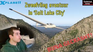 Zweefvliegen door Salt Lake City || X Plane 11 (Alexander-Schleicher ASK21)