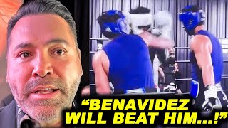 Oscar De La Hoya REVEALED Canelo Alvarez KO By Benavidez In Sparring Session--Canelo Fight 2024