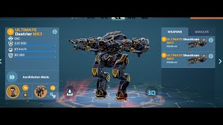 War Robots ADARTIS   The monster Destrier + ULTIMATE Shocktrain