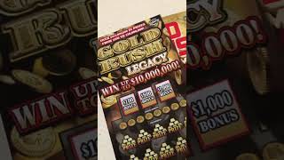 $100 Florida lottery Scratch Off Tickets Session