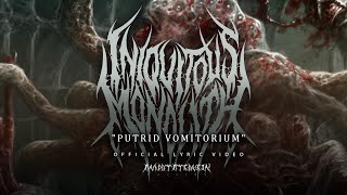 INIQUITOUS MONOLITH - Putrid Vomitorium | OFFICIAL LYRIC VIDEO |  AMPUTATED VEIN Records