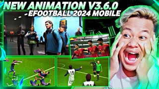 WOW ANIMASI KELUAR BUS !! SEMUA ANIMASI & SELEBRASI BARU SETELAH UPDATE V3.6.0 EFOOTBALL 2024 MOBILE