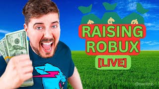 [🔴] RAISING ROBUX IN PLS DONATE!