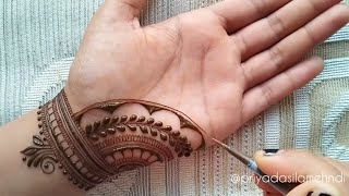 Very beautiful stylish front hand mehndi design | Easy mehndi design | Mehndi ka design | Mehndi