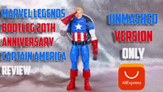 Aliexpress Bootleg Marvel Legends 20th Anniversary Captain America Review