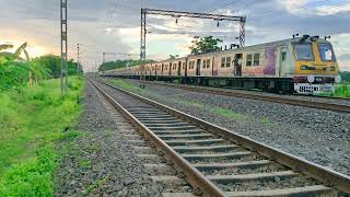 Daylightfull Two Deferent Local Train  : Indian Railways Trains Videos