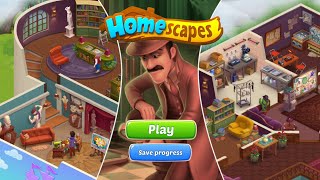 Homescapes New Update - DETECTIVES ROOM - Day 4, 5 & 6 - FULL STORY