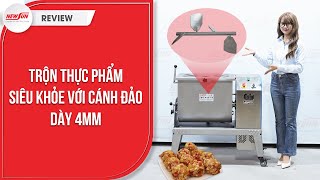 Máy trộn thực phẩm lồng ngang NS-QH-E50M: trộn thịt làm nem, làm nhân... chỉ từ 5 phút