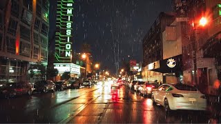 San Francisco Rainy Night Drive