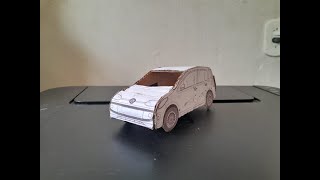 CARRINHO DE PAPELÃO VW UP