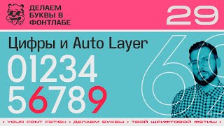 ДБП 29/39 | Собираем цифры от "0" до "9" и рецепты Auto Layer | Урок Fontlab 8 | RUS SUB