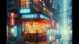 Cyberpunk Café. Blade Runner Ambient Music. Ambience for Deep Focus and Relaxation