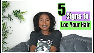 5 Signs That It's Time to Loc Your Hair! | Keke J. #microlocs #locs #kekej