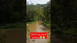 #ziplining gone wrong